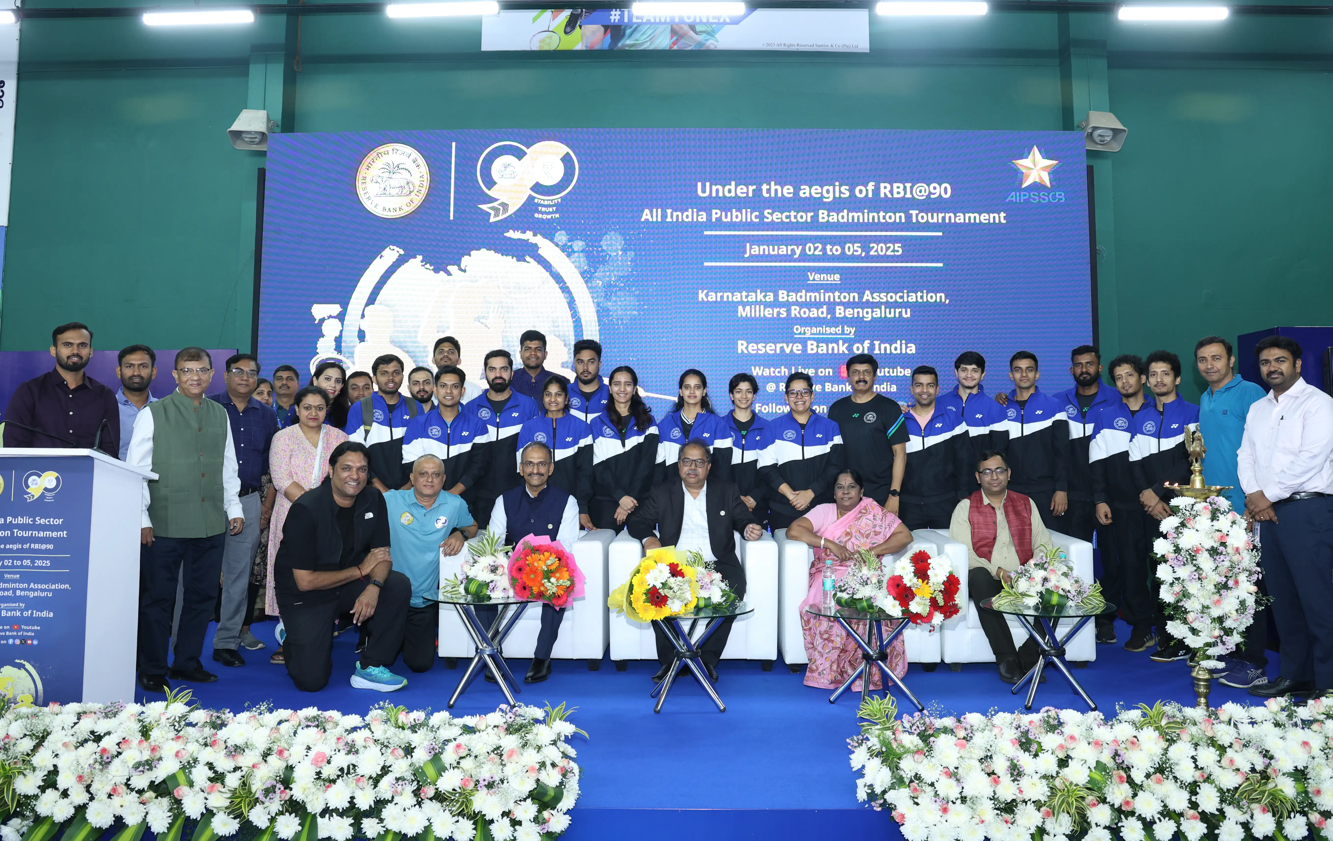 RBI@90 - All India Public Sector Badminton Tournament 2025 at Bengaluru