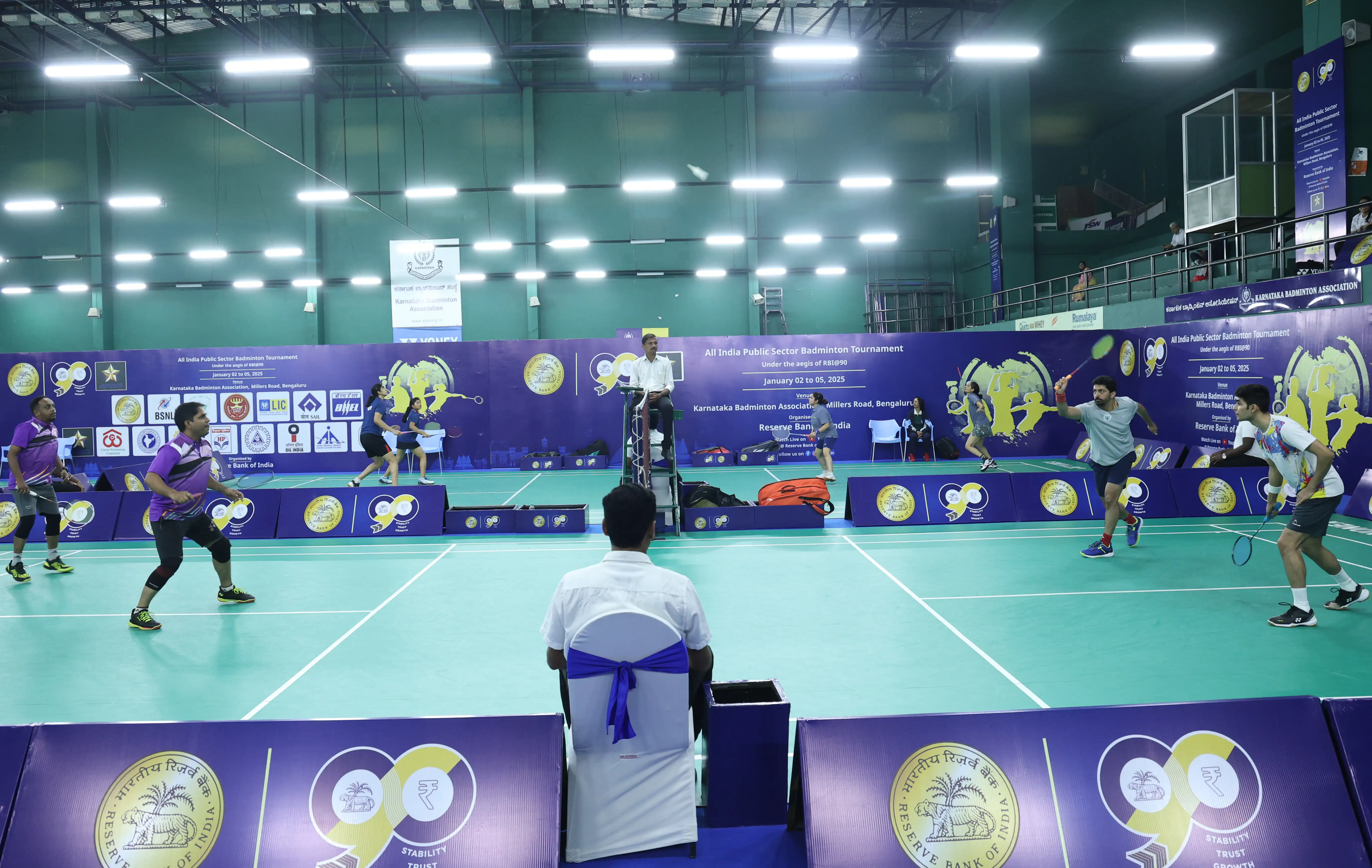 RBI@90 - All India Public Sector Badminton Tournament 2025 at Bengaluru
