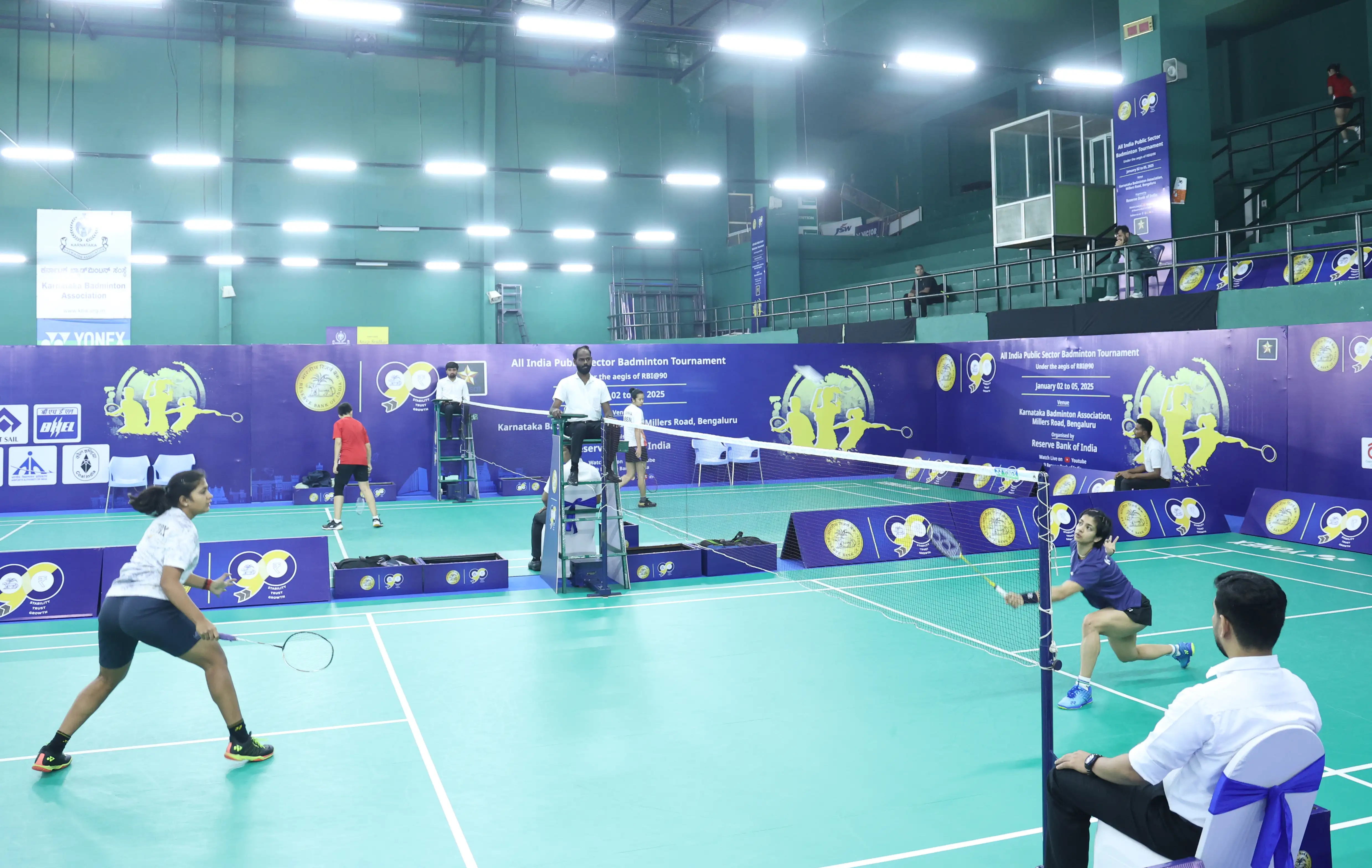 RBI@90 - All India Public Sector Badminton Tournament 2025 at Bengaluru