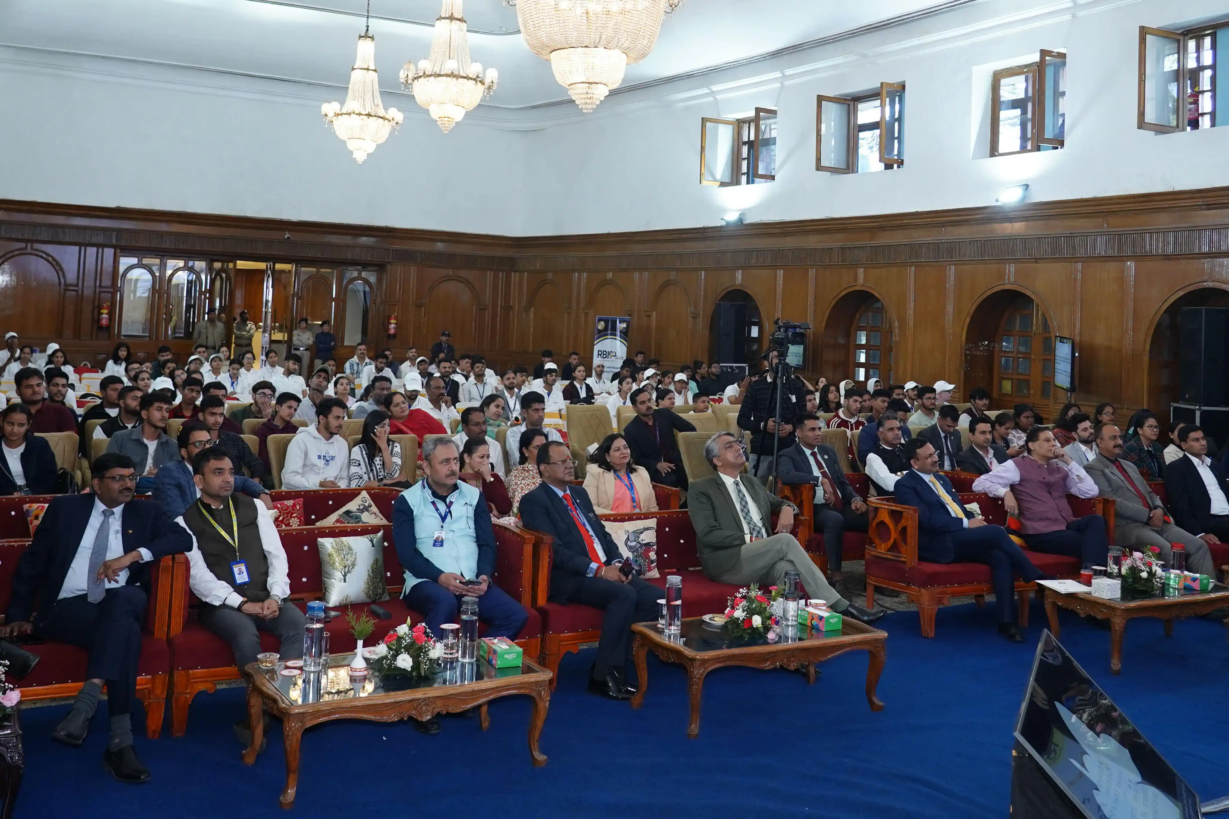 Participants during the quiz