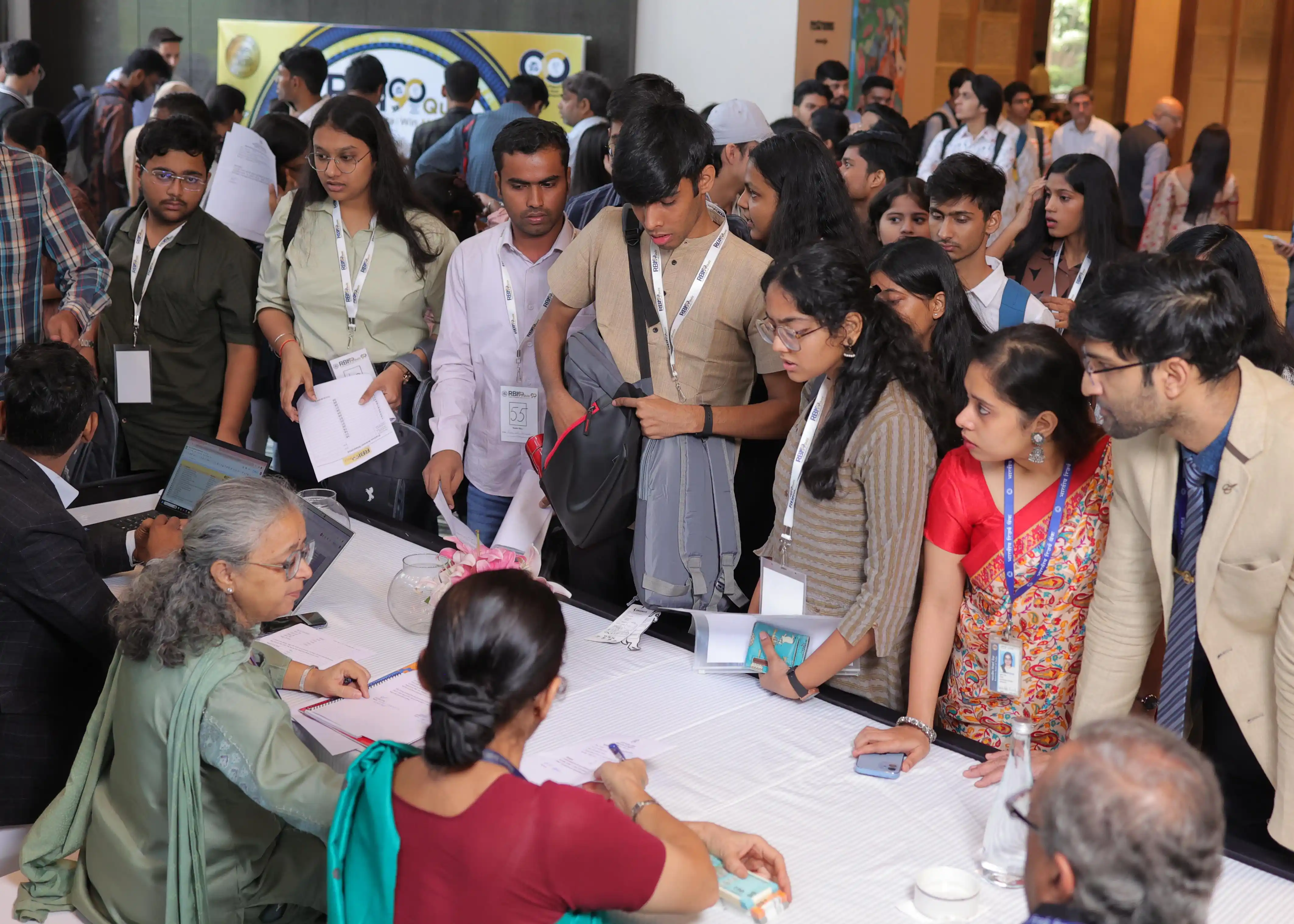 1. Registration desk