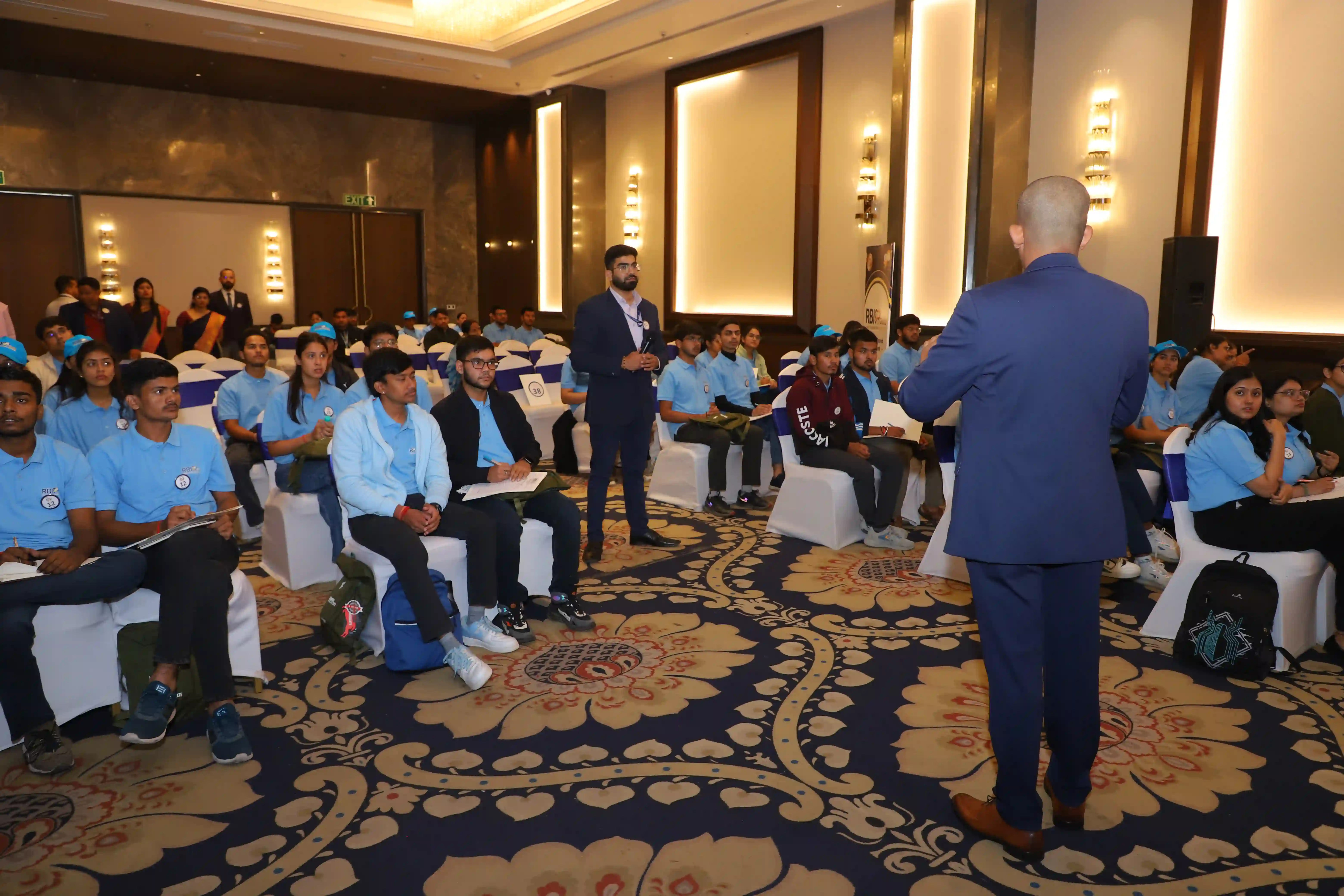 2. Participants in rapt attention