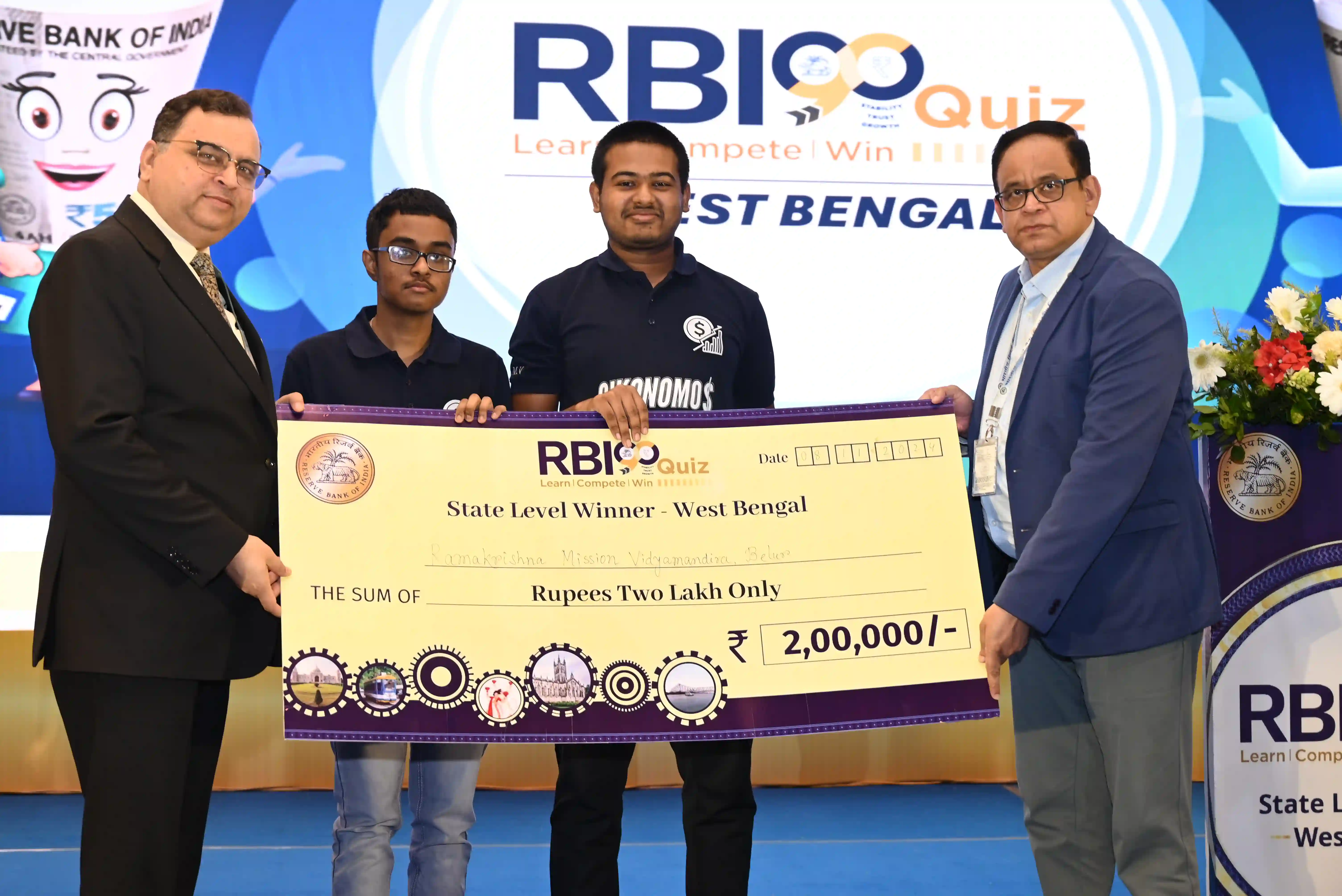 4. Winners from Ramakrishna Mission Vidyamandira