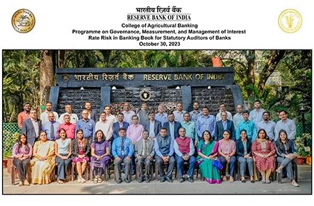 Programme on Governance, Measurement, and Management of Interest Rate Risk in Banking Book for Statutory Auditors of Banks, October 30 2023: (On-Campus)