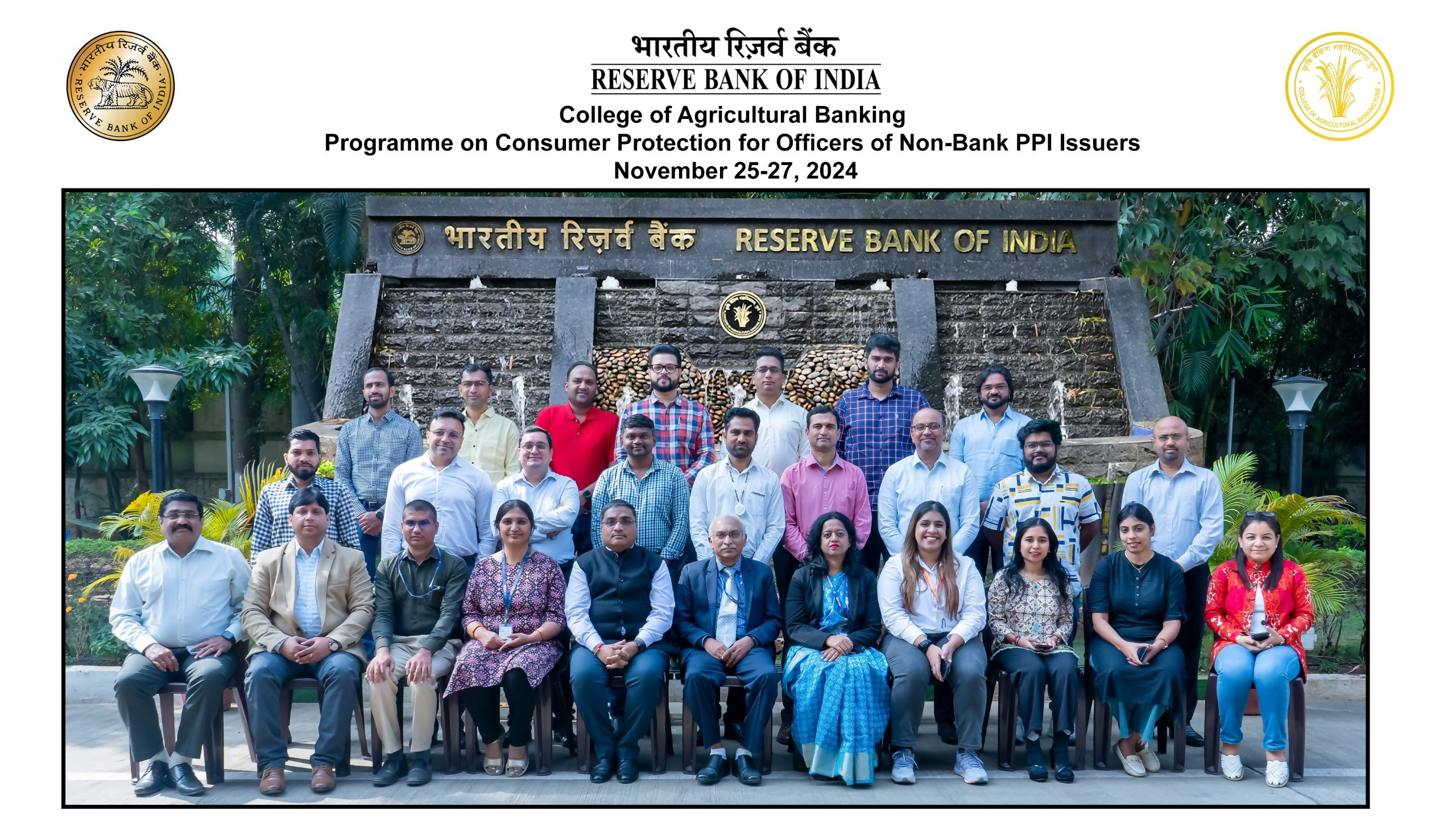 Programme on Consumer Protection for Officers of Non-Bank PPI Issuers (November 25-27, 2024)