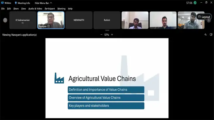 Programme on Agricultural Value Chain Financing (Online Mode) (July 04 to 05, 2024)