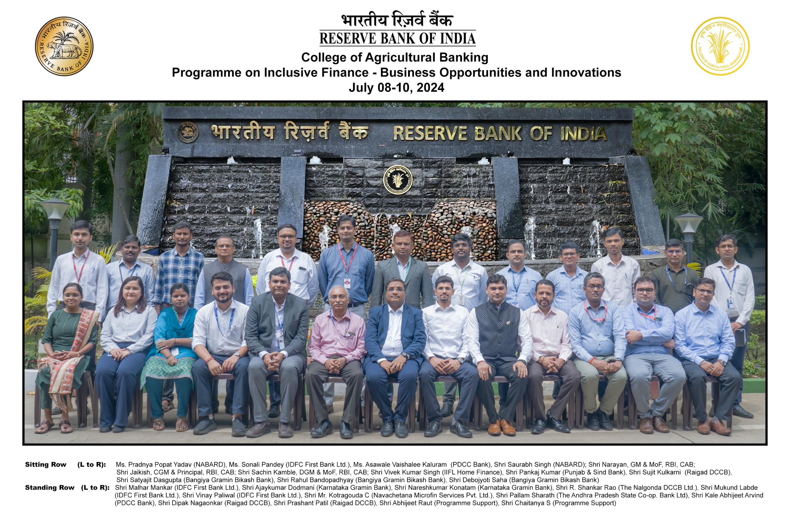 Programme on Inclusive Finance-Business Opportunities and Innovations (July 08 to 10, 2024)