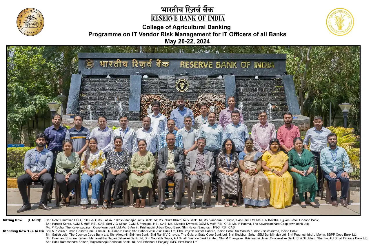 Programme on IT Vendor Risk Management for IT Officers of all Banks-May 20-22, 2024