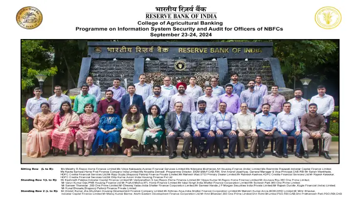 Programme on Information System Security and Audit for Officers of NBFCs – September 23-24, 2024 (In-Campus)