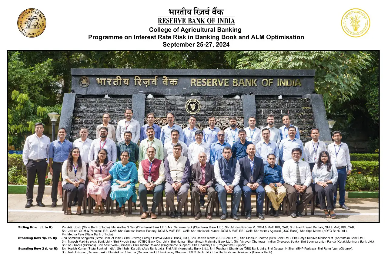 Programme on Interest Rate Risk in Banking Book and ALM Optimisation: September 25-27, 2024 (in-campus)