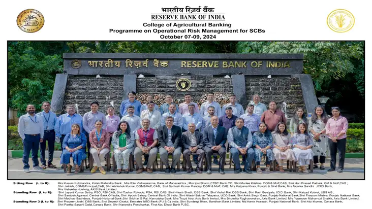 Programme on Operational Risk Management for SCBs: October 7 - 9, 2024 (in-campus)