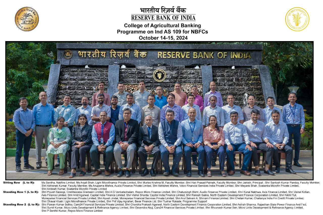 Programme on Ind AS 109 for NBFCs: October 14-15, 2024 (in-campus)
