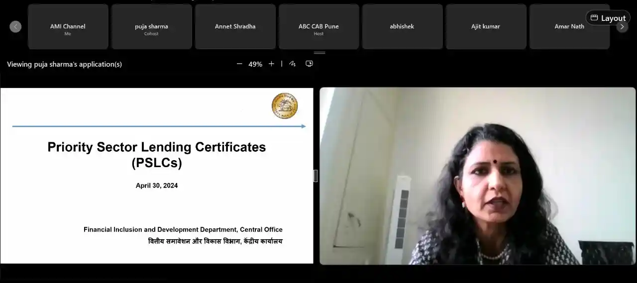One Day Workshop on Priority Sector Lending (Online Mode) (April 30, 2024)