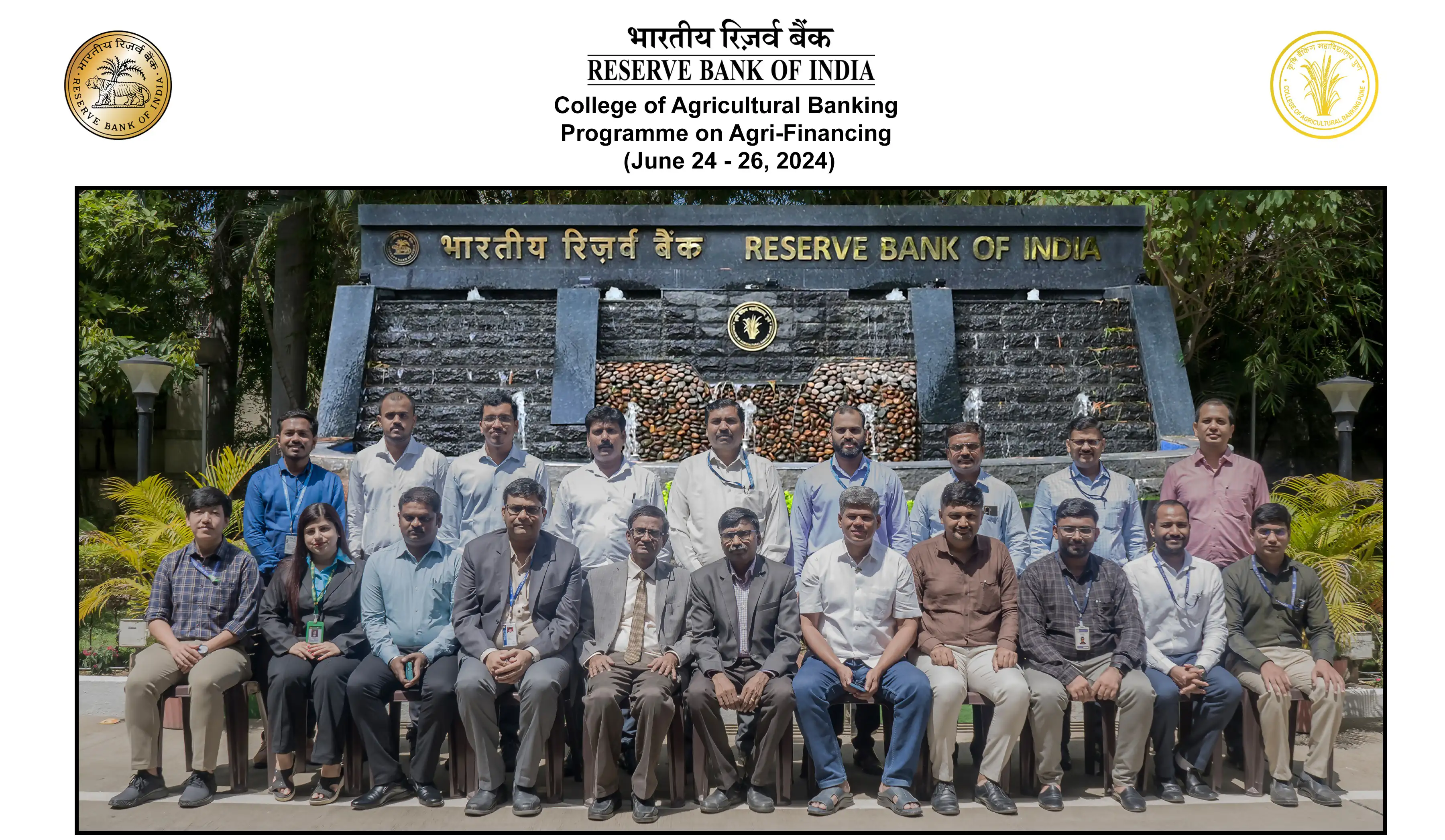 Programme on Agri-Financing (June 24 to 26, 2024)