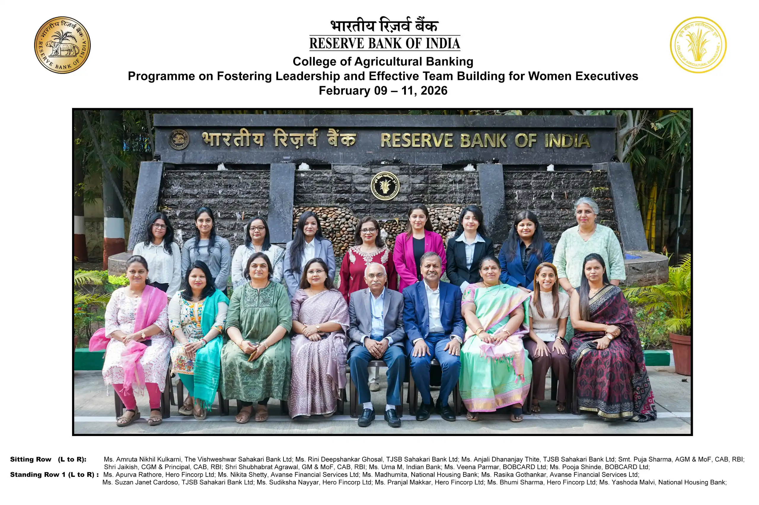 Programme on Fostering Leadership and Effective Team Building for Women Executives (In Campus): February 09-11, 2026