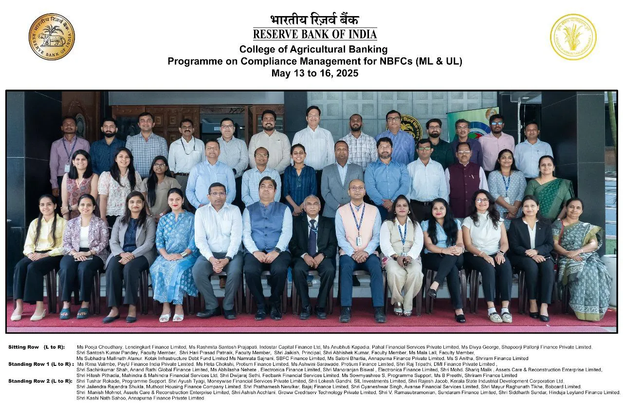 Programme on Compliance Management for NBFCs (ML & UL):  May 13-16, 2025 (in-campus)