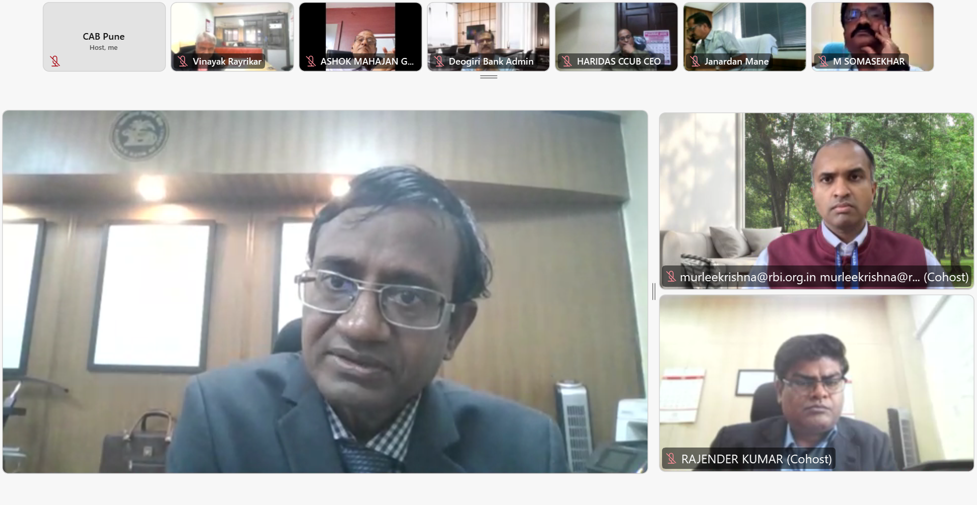 Mission for Capacity Building at Board-level (MCAB): Workshop on Corporate Governance & Oversight for CEOs of Tier I UCBs: September 25-27, 2023 (Online - WebEx)