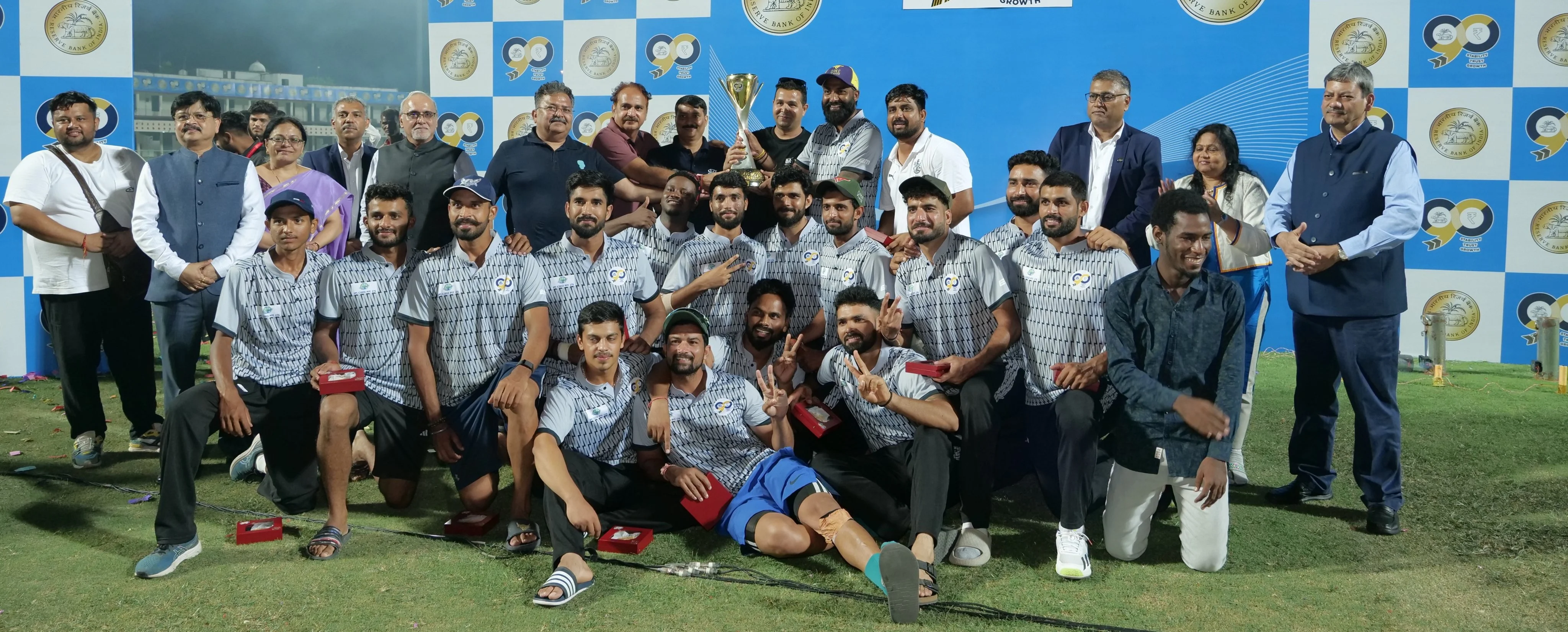 RBI@90 Inter Institution Cricket Tournament - Winning Team