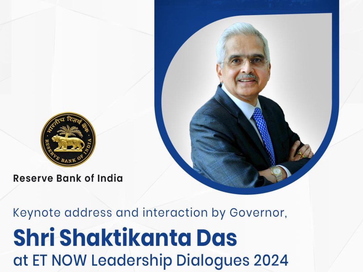 Keynote address and interaction by Governor at ET Now Leadership Dialogues 2024