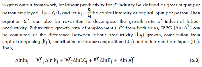 6.3.2 Sources of Labour productivity growth