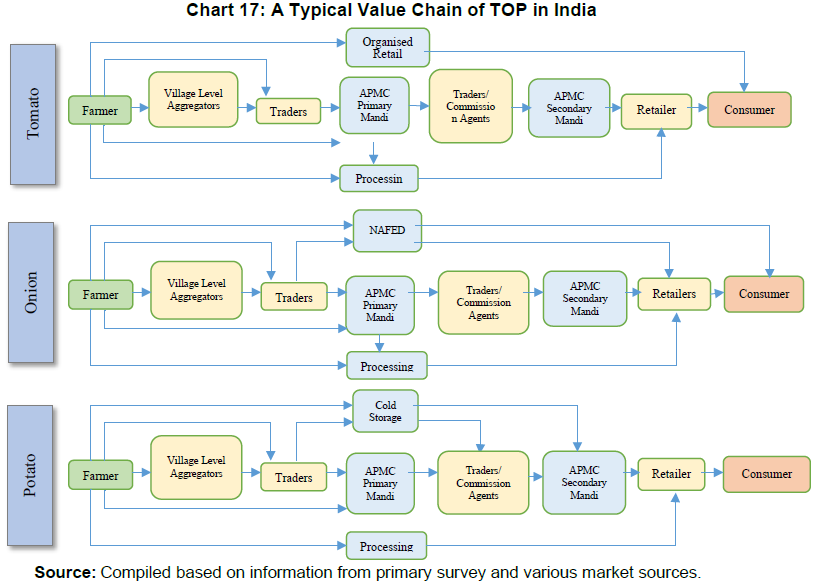 Chart 17: A Typical Value Chain of TOP in India