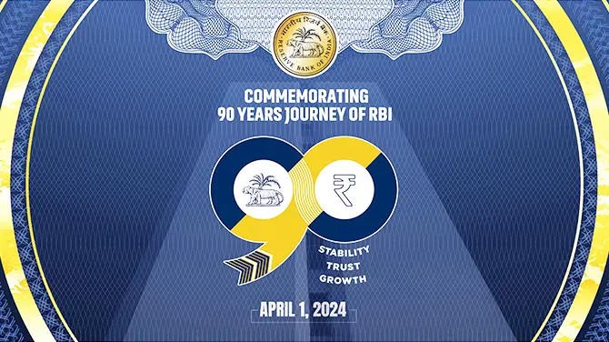 Commemoration of Reserve Bank of India's 90th year