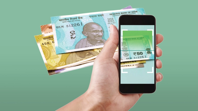 Visually impaired persons can now identify the denomination of a currency note.Image