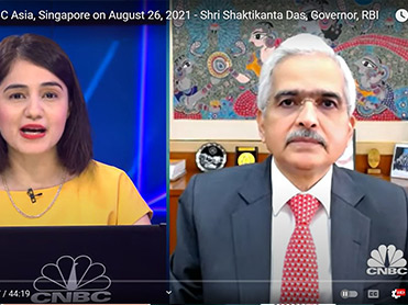 Interview with CNBC Asia, Singapore on August 26, 2021 - Shri Shaktikanta Das,  Governor, Reserve Bank of India