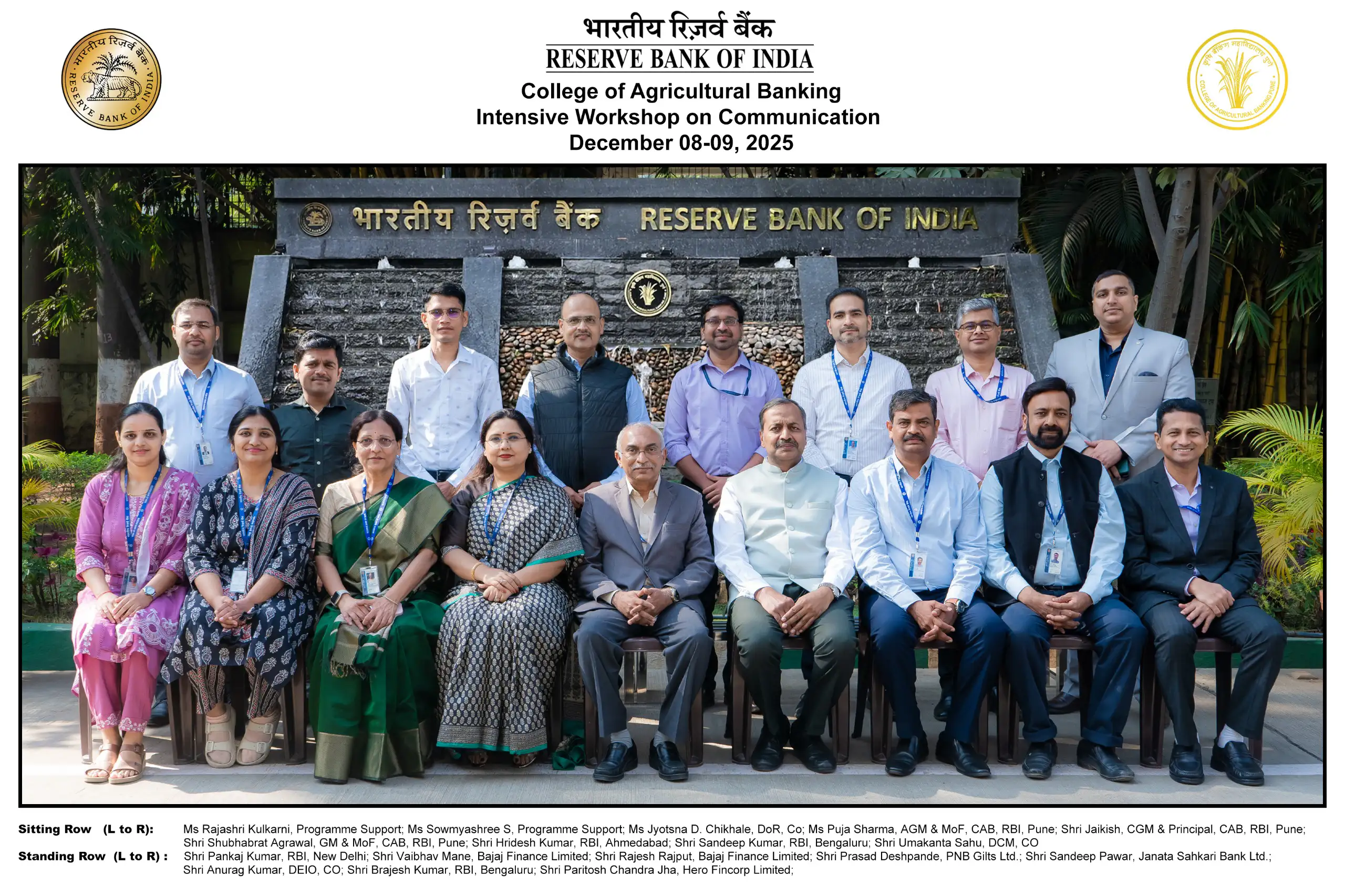 Intensive Workshop on Communication (In Campus): December 08-09, 2025