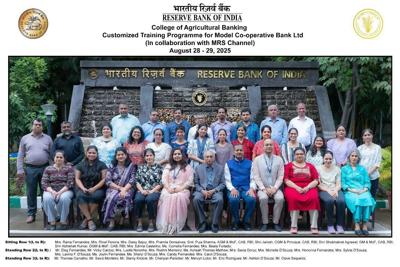 Customised Training Programme for Model Co-operative Bank Ltd. (In Campus): August 28-29, 2025