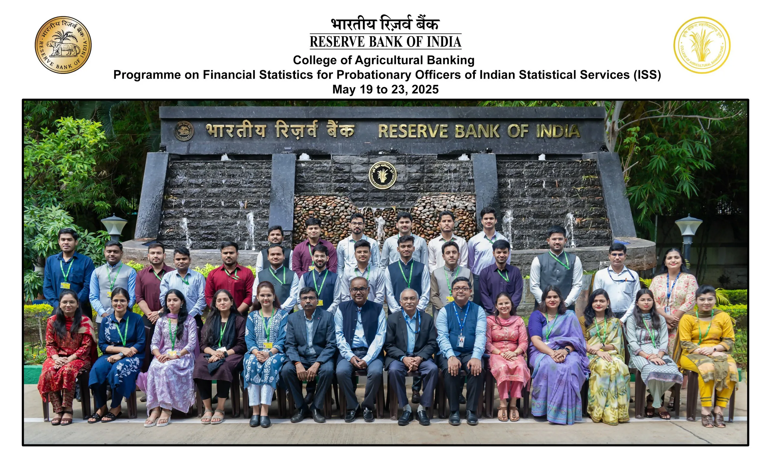 Programme on Financial Statistics for Probationary Officers of Indian Statistical Service (May 19 to 23, 2025)
