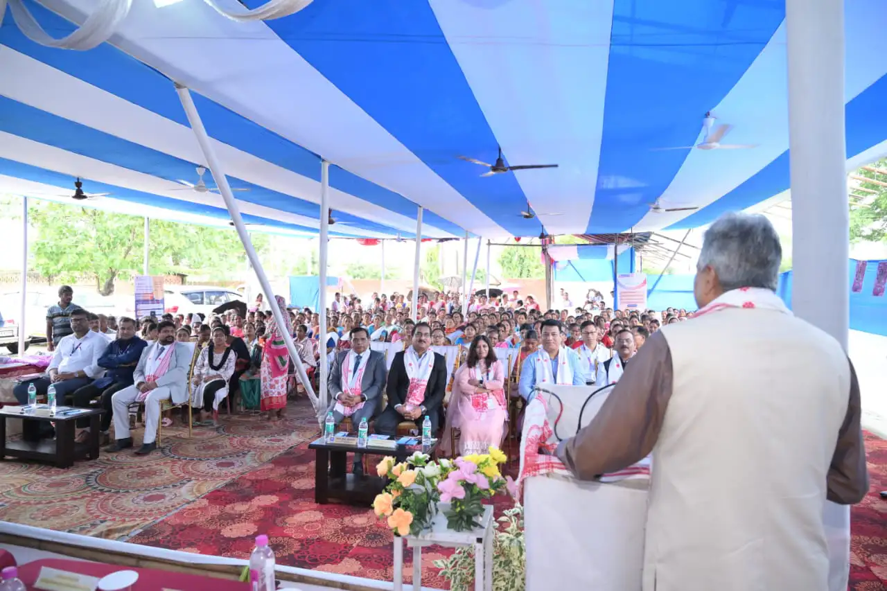 Camp attended by ED, Shri P Vasudevan at Dimoria, Kamrup Metro district, Assam