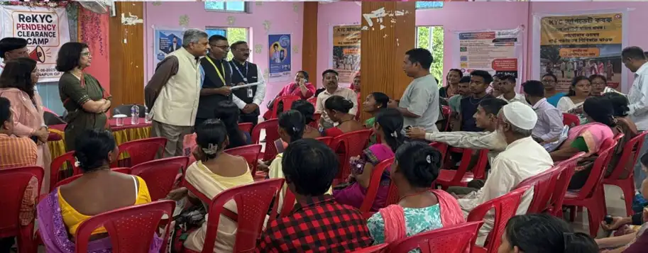 Camp attended by ED, Shri P Vasudevan at Dimoria, Kamrup Metro district, Assam