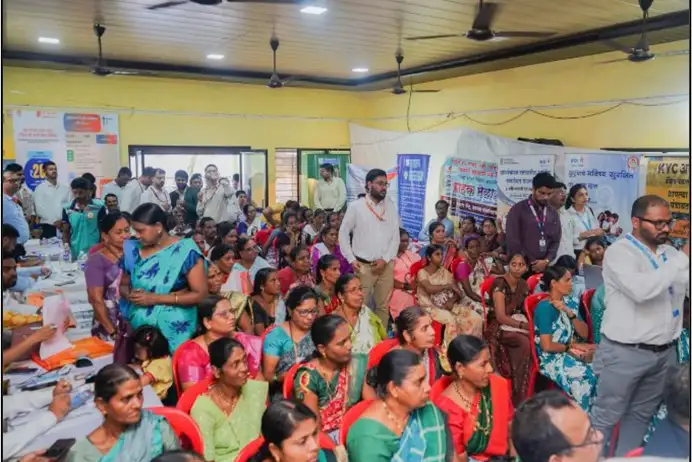 Camp 1: FI Saturation camps at Pen and Vadkhal, Raigad district on August 11, 2025 attended by Shri Vivek Deep, Executive Director, Shri Suman Ray, Regional Director, MRO and Dr Jyoti Saxena, DGM, FIDD, MRO